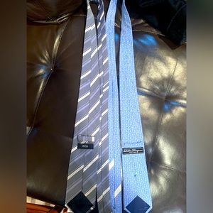 Tie bundle. Salvatore Ferragamo and Hugo Boss